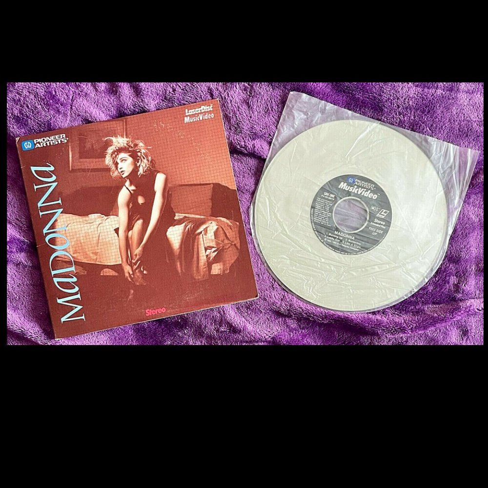 MADONNA 1983-1984 MUSIC VIDEOS ~ 8" LASER DISC ~ 1984 1st EDITION ~ RARE VINTAGE